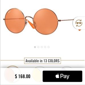 Orange Classic Rayban JA-JO sunglasses